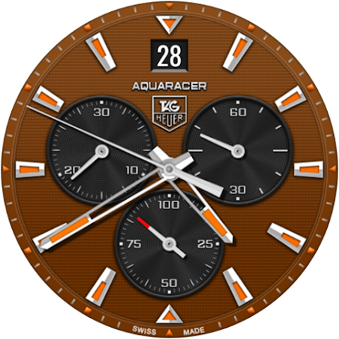 Tag Heuer Aquaracer watch face screenshot