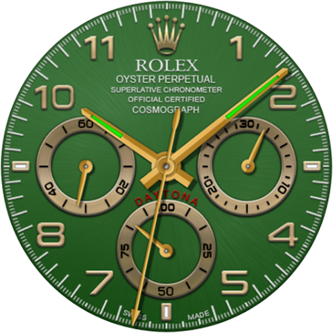 Rolex Daytona watch face screenshot