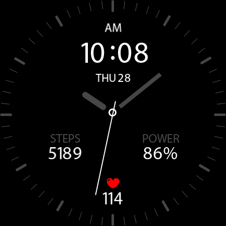 Key041 Analog Watch Face screenshot