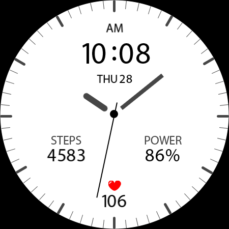 Key041 Analog Watch Face screenshot