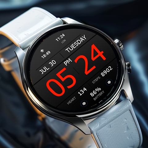 Key WF34 Digital Watch Face screenshot