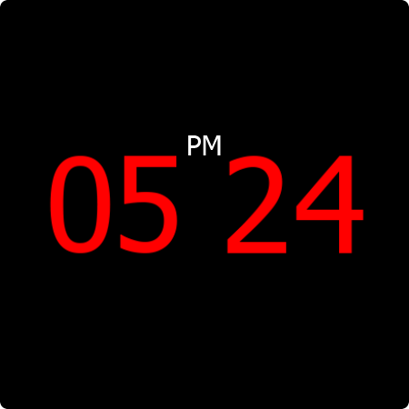 Key WF34 Digital Watch Face screenshot