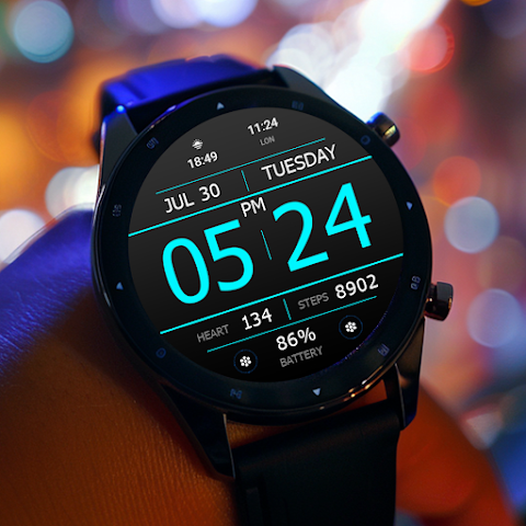 Key WF34 Digital Watch Face screenshot