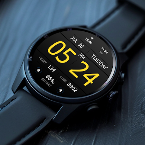 Key WF34 Digital Watch Face screenshot