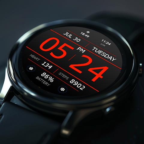Key WF34 Digital Watch Face screenshot