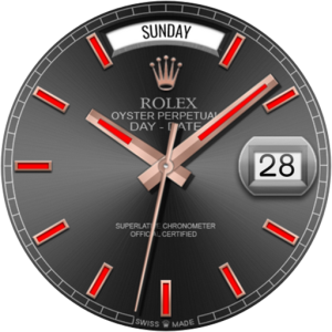 Rolex Day-Date Watch Face