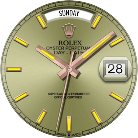 Rolex Day-Date Watch Face screenshot