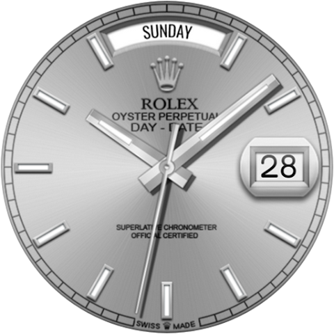 Rolex Day-Date Watch Face screenshot
