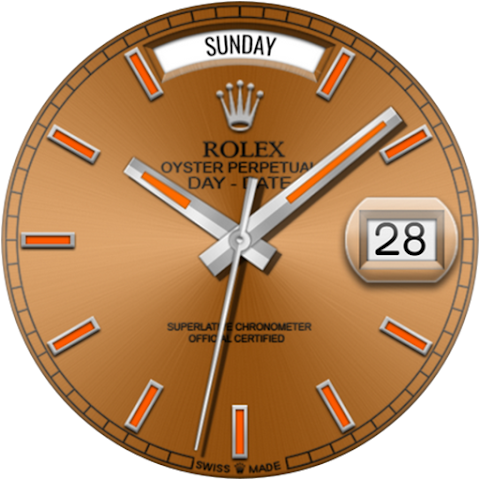 Rolex Day-Date Watch Face screenshot