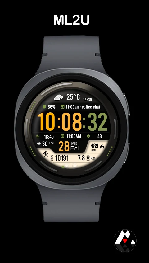 ML2U 101b Watch Face screenshot