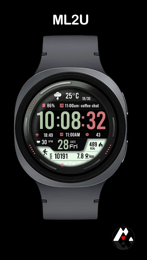 ML2U 101b Watch Face screenshot