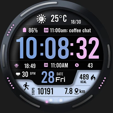 ML2U 101b Watch Face screenshot