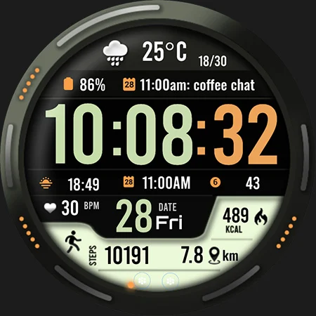 ML2U 101b Watch Face screenshot