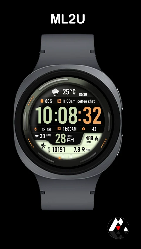 ML2U 101b Watch Face screenshot