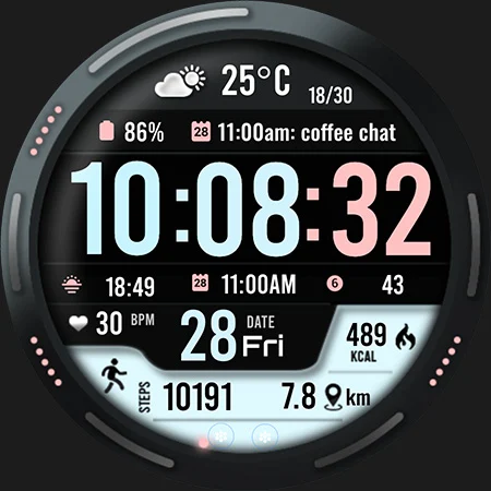 ML2U 101b Watch Face screenshot