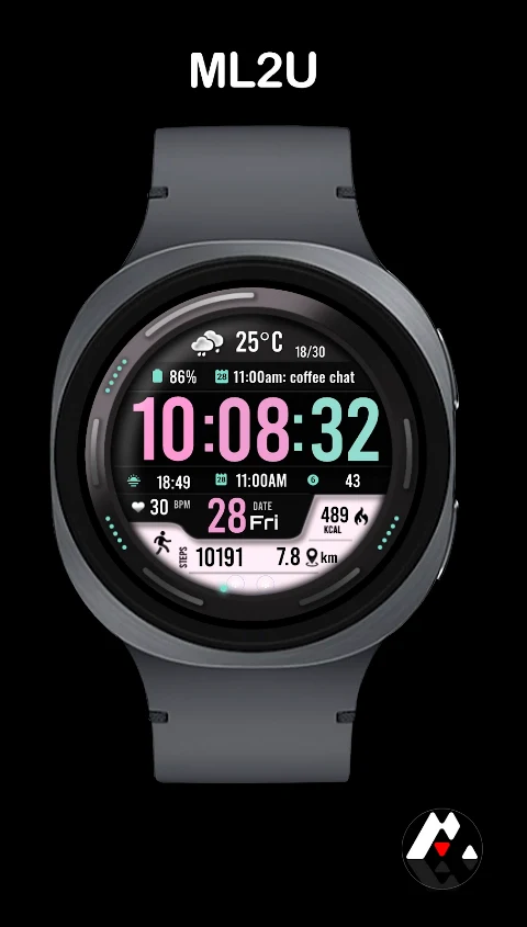 ML2U 101b Watch Face screenshot