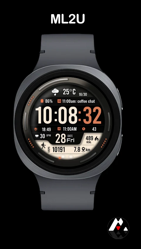 ML2U 101b Watch Face screenshot