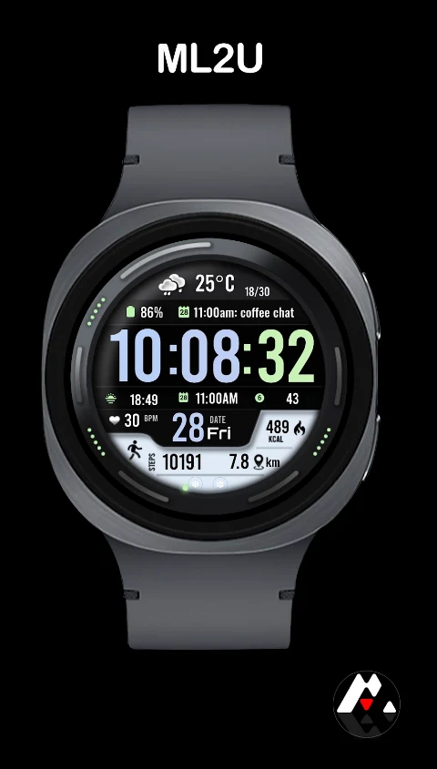 ML2U 101b Watch Face screenshot