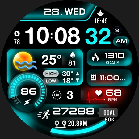 ML2U 261 Watch Face screenshot