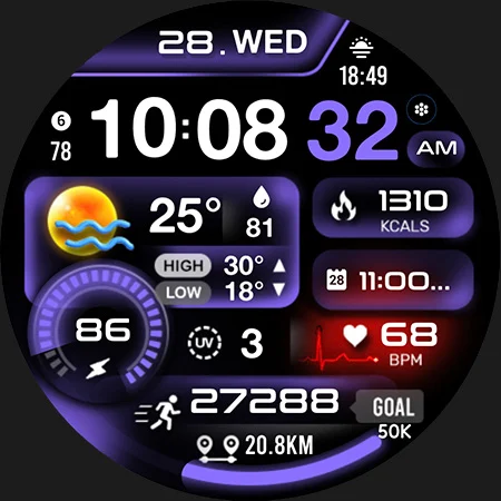 ML2U 261 Watch Face screenshot