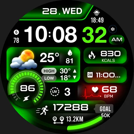 ML2U 261 Watch Face screenshot