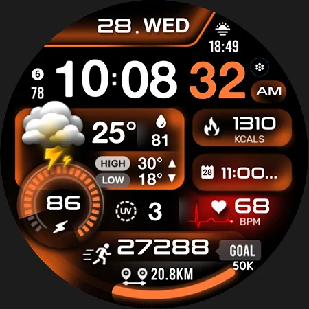 ML2U 261 Watch Face screenshot