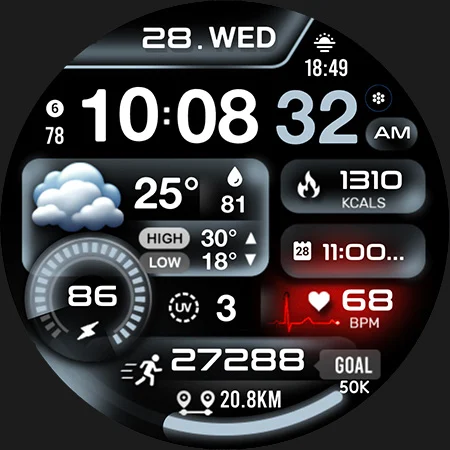 ML2U 261 Watch Face screenshot
