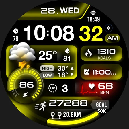 ML2U 261 Watch Face screenshot