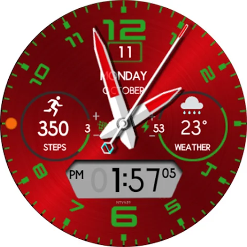NTV439 – Hybrid watch face screenshot