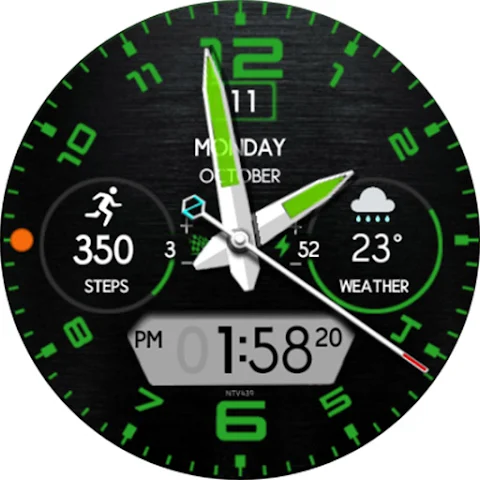 NTV439 – Hybrid watch face screenshot