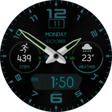 NTV439 – Hybrid watch face screenshot