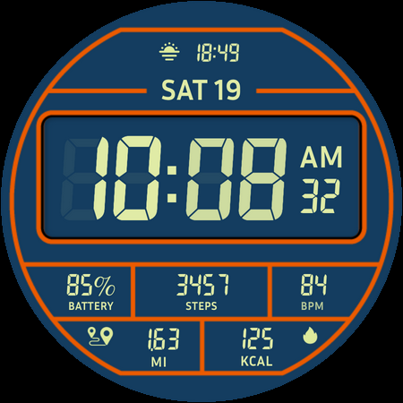 Retro Watch Face screenshot