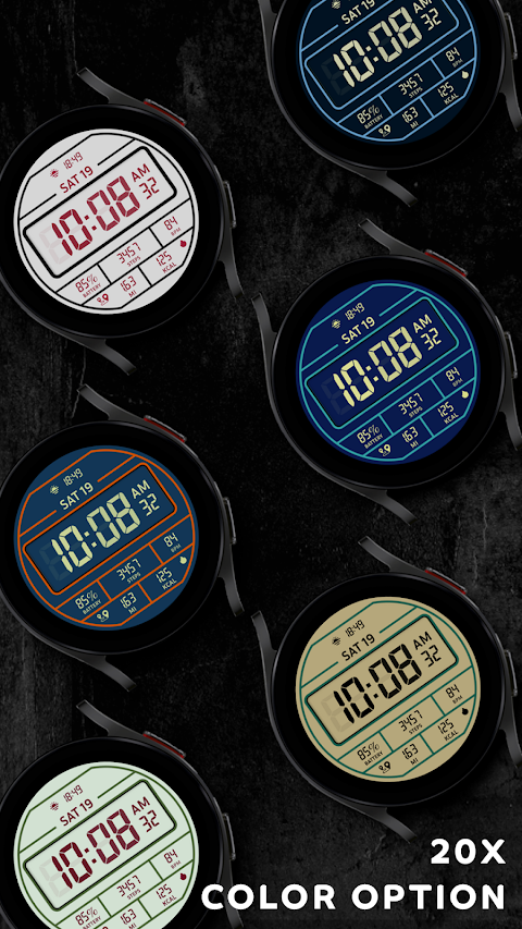 Retro Watch Face screenshot