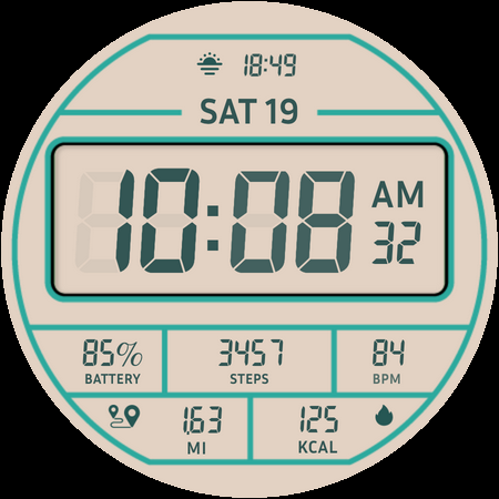 Retro Watch Face screenshot