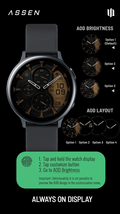 S4U Assen – Hybrid watch face screenshot