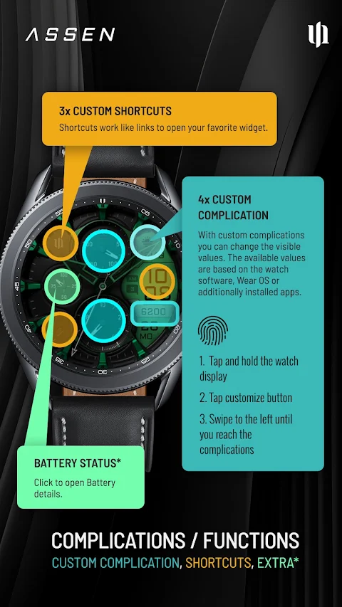 S4U Assen – Hybrid watch face screenshot