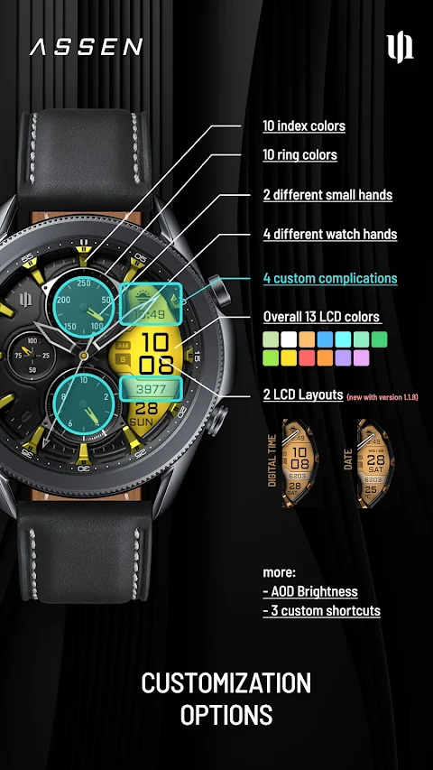 S4U Assen – Hybrid watch face screenshot