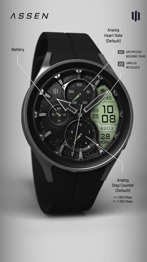 S4U Assen – Hybrid watch face screenshot