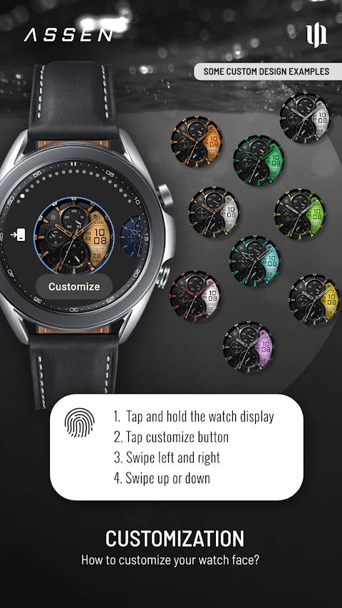 S4U Assen – Hybrid watch face screenshot
