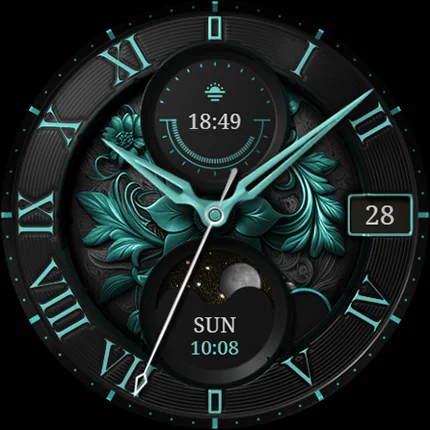S4U Mystique – Gold watch face screenshot