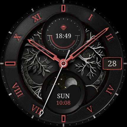 S4U Mystique – Gold watch face screenshot