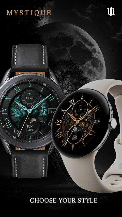 S4U Mystique – Gold watch face screenshot