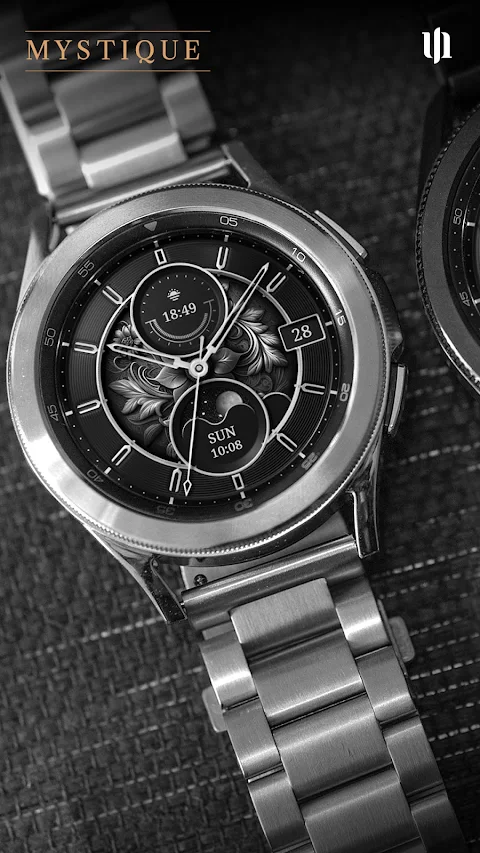 S4U Mystique – Gold watch face screenshot