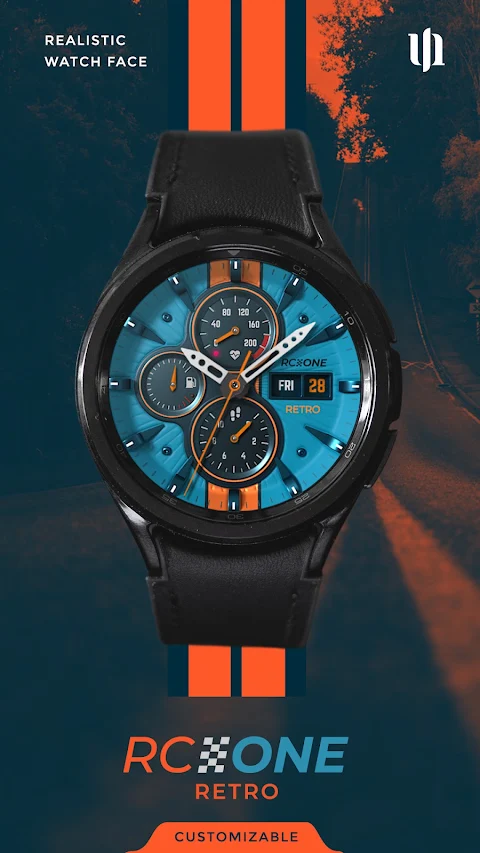 S4U RC ONE – Retro watch face screenshot