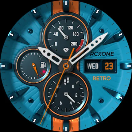 S4U RC ONE – Retro watch face screenshot