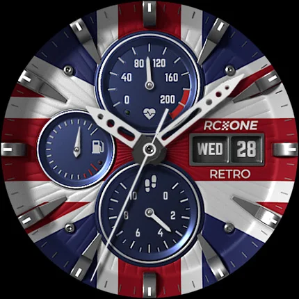 S4U RC ONE – Retro watch face screenshot
