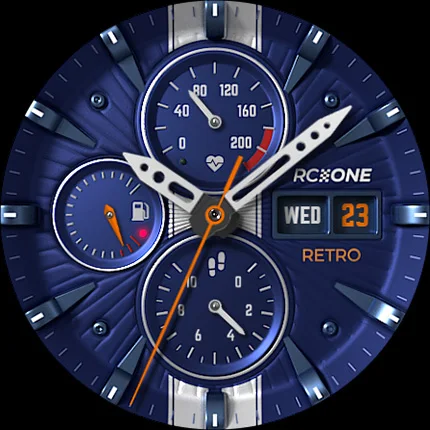 S4U RC ONE – Retro watch face screenshot