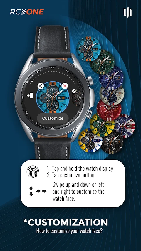 S4U RC ONE – Retro watch face screenshot
