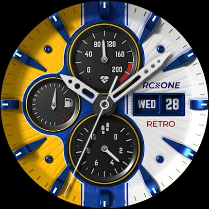 S4U RC ONE – Retro watch face screenshot