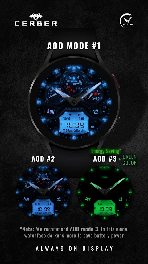 Voron CERBER Watch Face screenshot